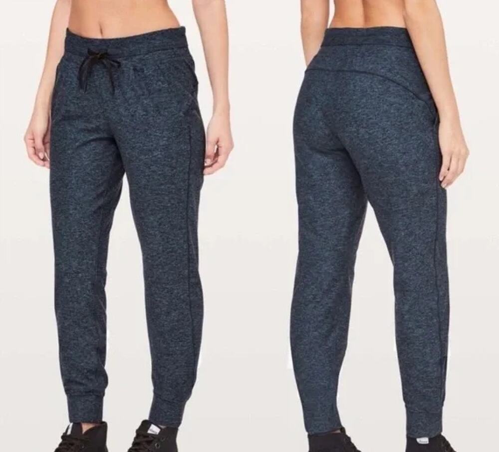 Lululemon Ready To Rulu Jogger Pant 29" Heathered True Navy Black W5BCJS Size 2